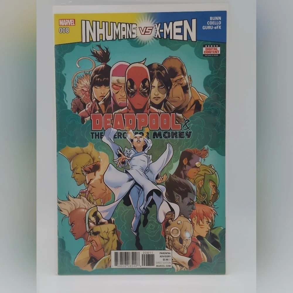 Marvel X Men Comic Books Set Of 5  Inhumans Vs, X-cutioners Song, Rogue, Polybag